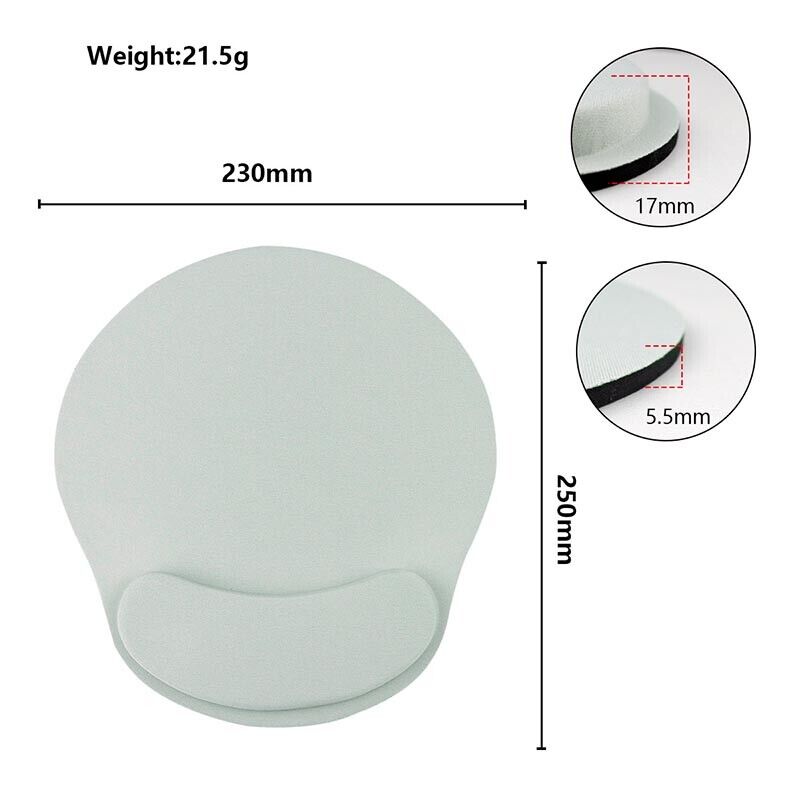 Non-Slip Ergonomic Comfort Mouse Pad Mice Mat Wrist Rest Support For Laptop PC