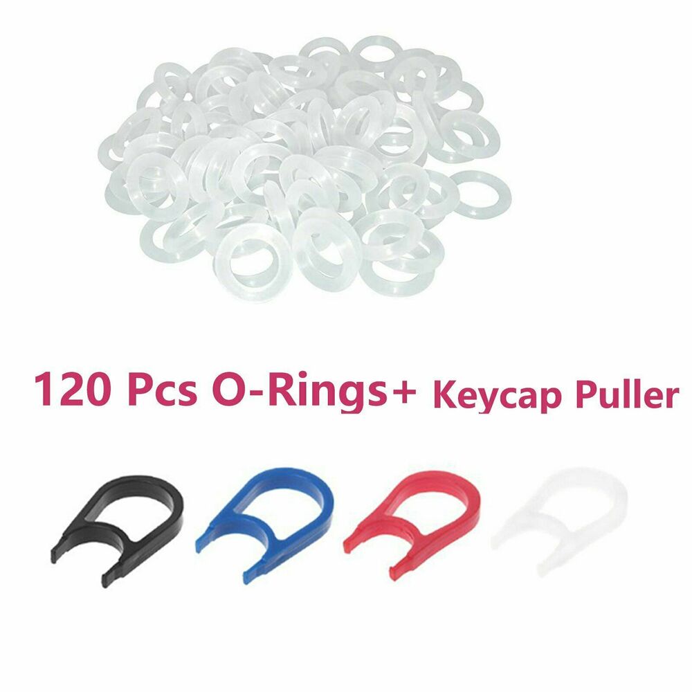 Keycap Rubber O-Ring Keyboard O Rings Switch Dampeners Cherry MX Key Stem 120 Pc