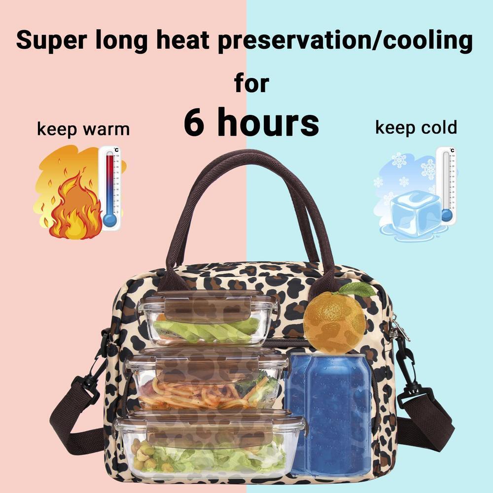 Insulated Lunch Bag Men/Women Cooler Bag Lunch Bag for Adults Meal Prep Bag