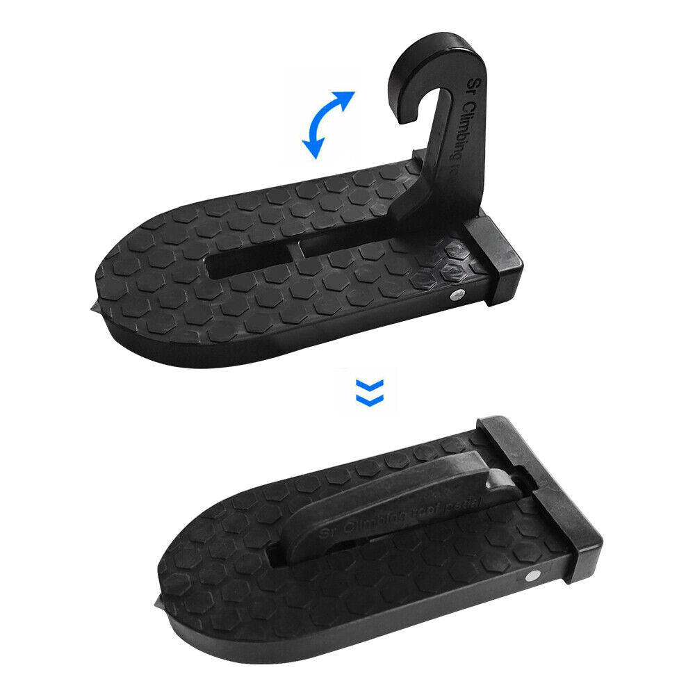 2xVehicle Access Roof Of Car Door Step Doorstep Rooftop Latch Pedal Hook Folding