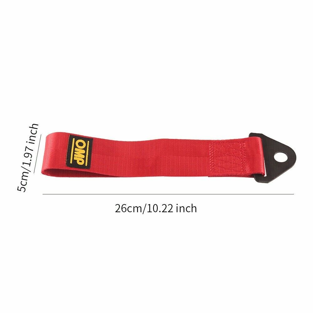 Universal Tow Strap Towing Rope High Strength Nylon Car Van OMP Trailer Tow Belt