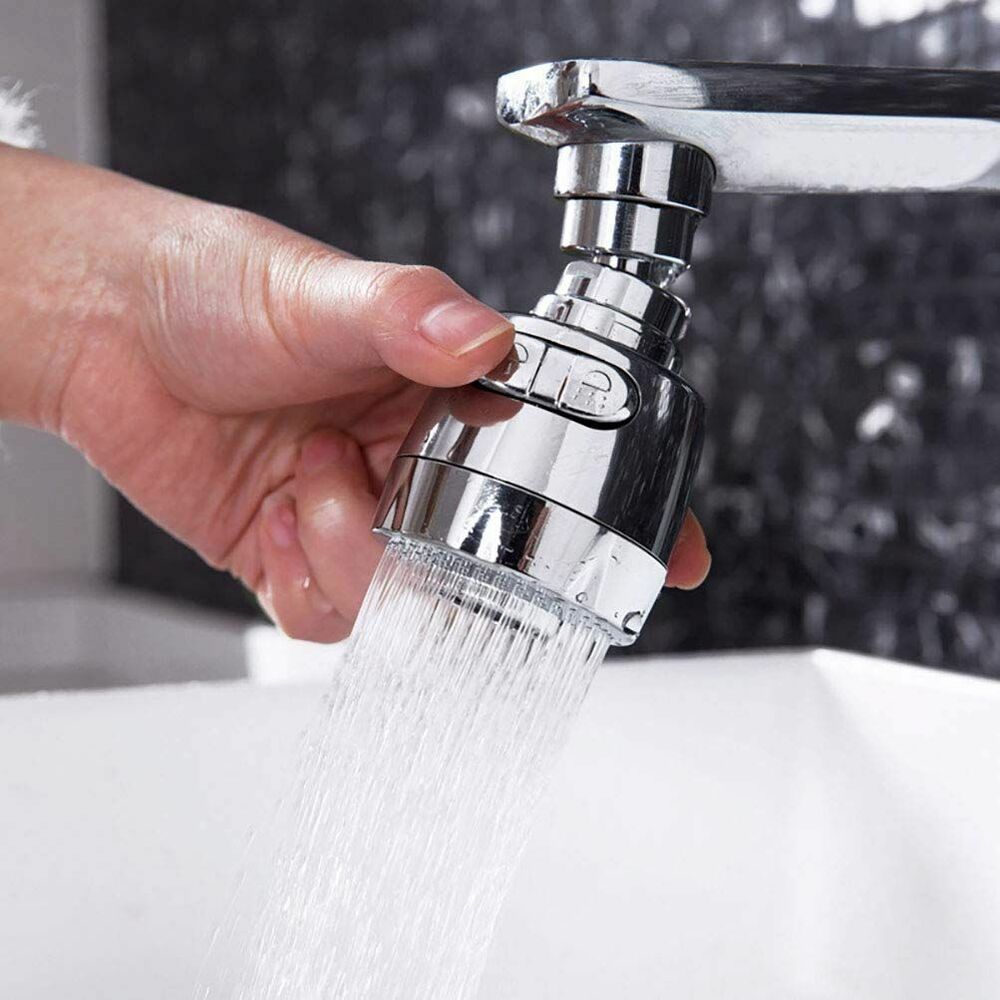 New 360° Swivel Tap faucet Nozzle Kitchen Sprayer Aerator Attachment