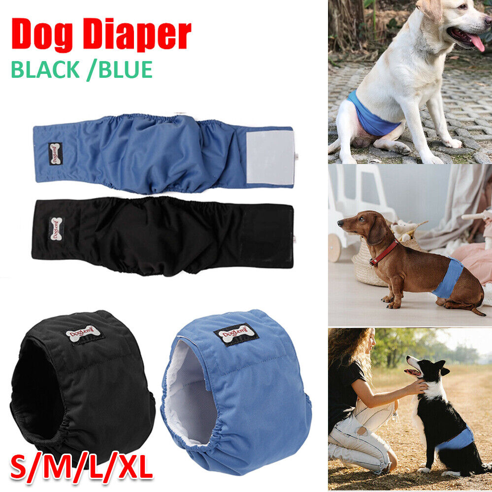 Pet Male Diapers Sanitary Pants Belly Wrap Band Nappy Puppy Dog Undies Underpant