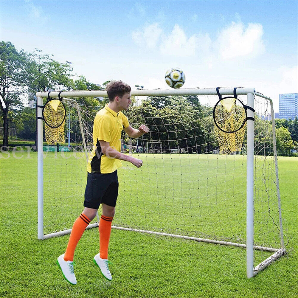 Football Net Outdoor Garden Football Goal Net Trainer Rebounder Soccer Ball