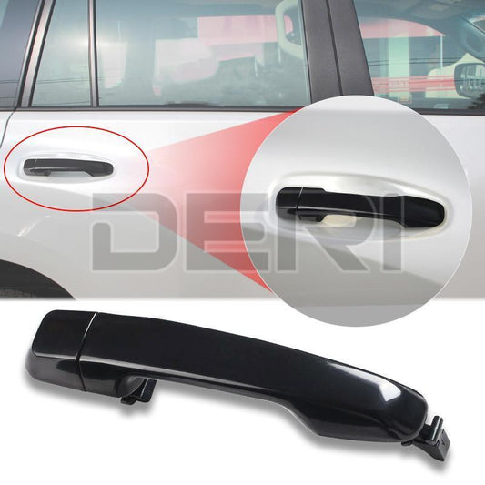 REAR LH/RH Outer Door Handle for Toyota Prado J150 Series 2009-2020 Black/Chrome