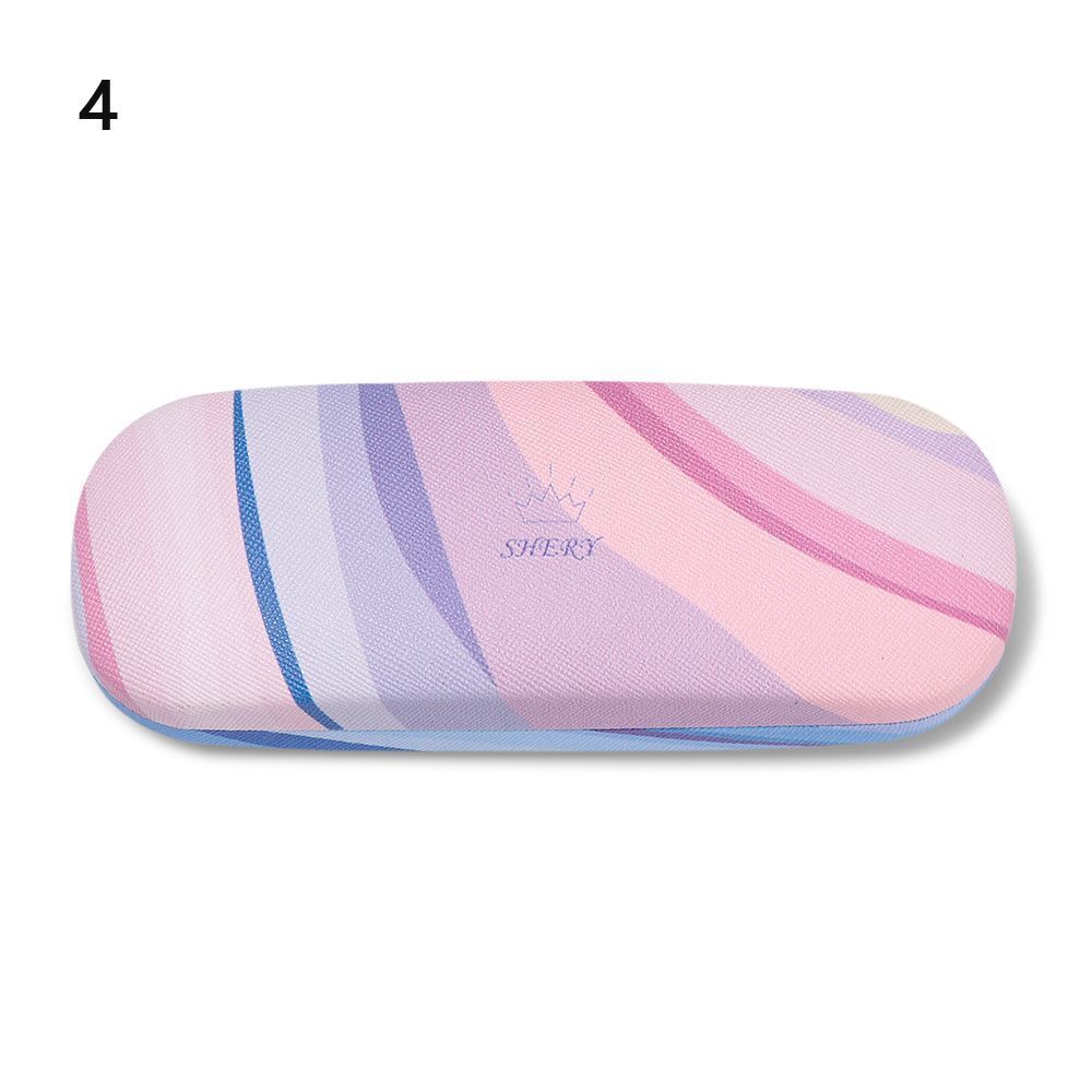 Pattern Hard Glasses Box Eyeglasses Case Spectacle Holder Eyewear Protector