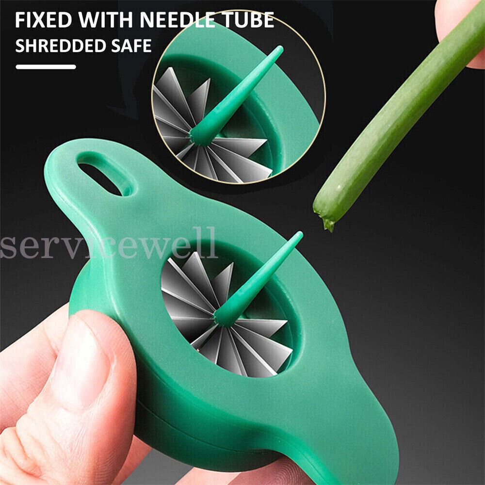 Onion Fruit Vegetable Scallion Cutter Shred Silk Chopped Slicer