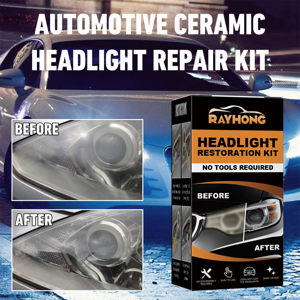 Restowipes Car Headlight Restoration, Polish Headlights Lens Restore Cleaner #T