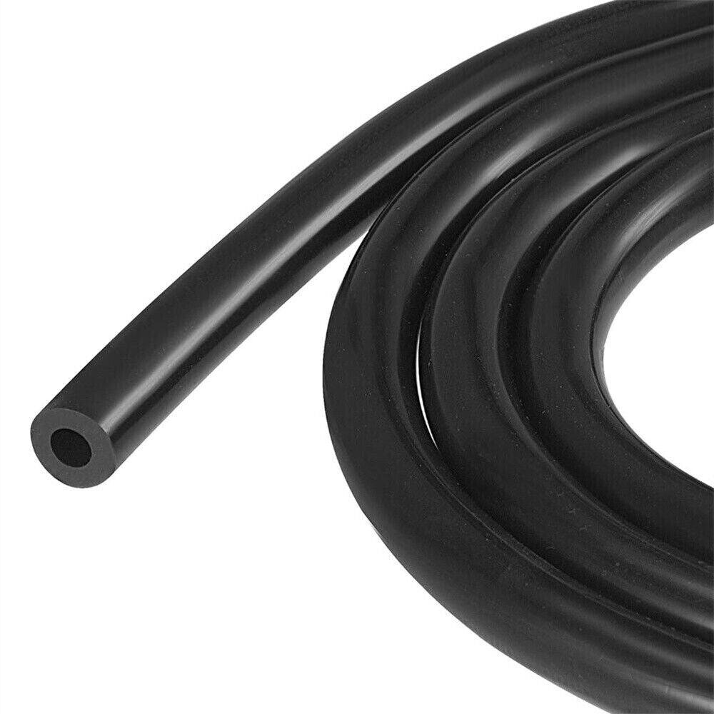 5 Meters 4mm ID Full Silicone Fuel Air Vacuum Hose Line Pipe Tube Black