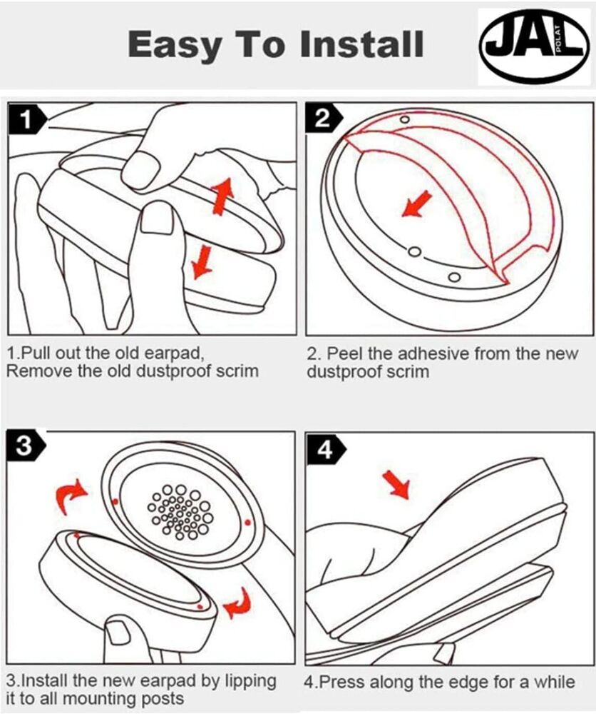 Replacement Ear Pads Beats Studio 2.0 /3.0 Wired & Wireless Headphones Cushions