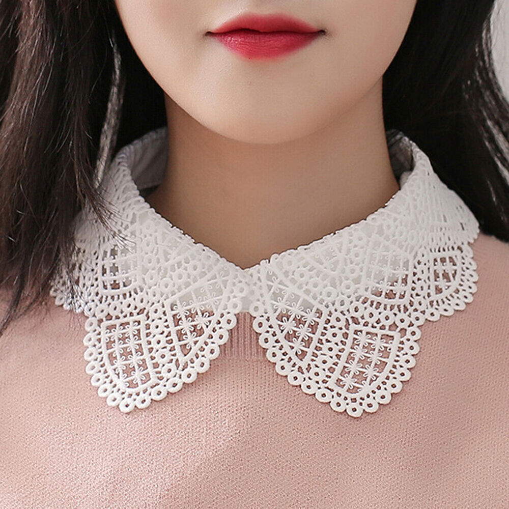 Women Detachable Blouse Collar Elegant Sweater Top Neckline Clothing Accessor