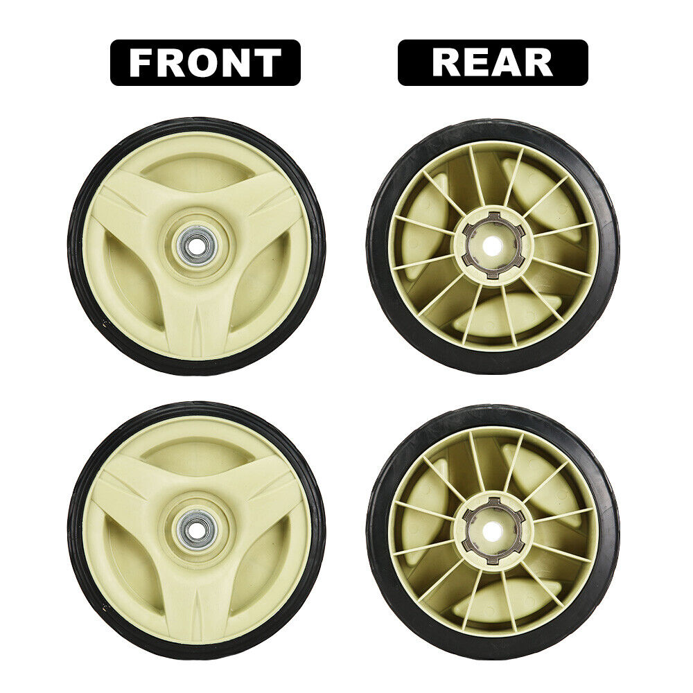 4Pcs Set FRONT & REAR DRIVE WHEELS For HONDA Lawn Mowers HRJ216/ HRJ215/ HRJ196