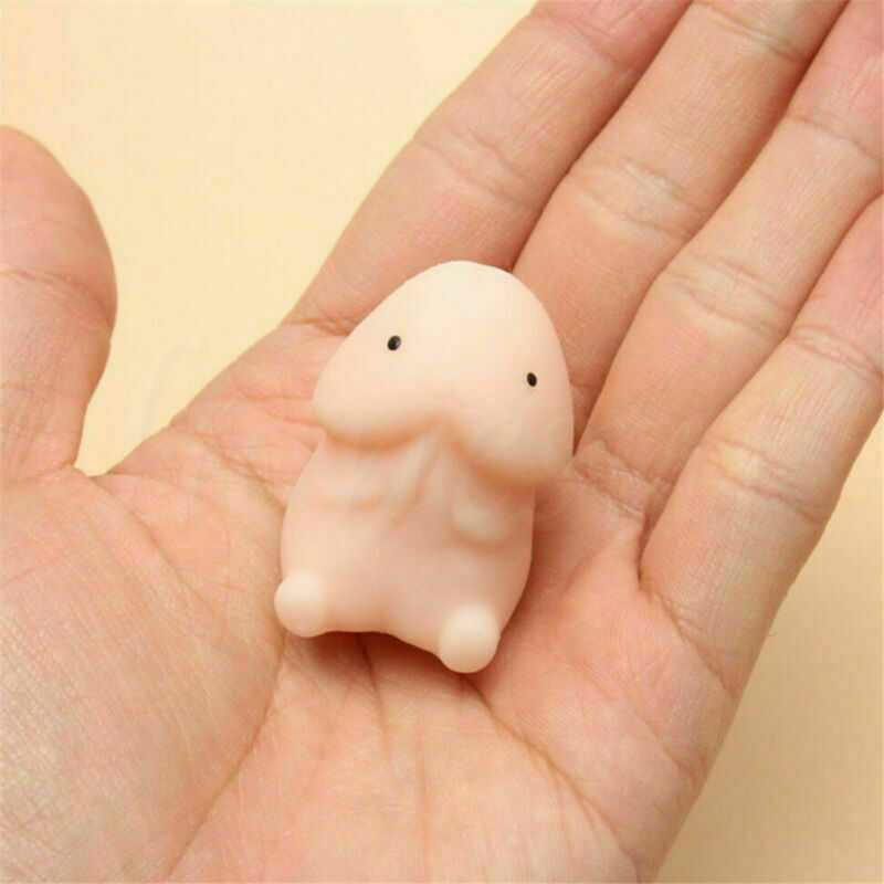 Soft Mochi Dingding Squishy Focus Squeeze Abreact Cute Healing Toy Fun Joke Gift