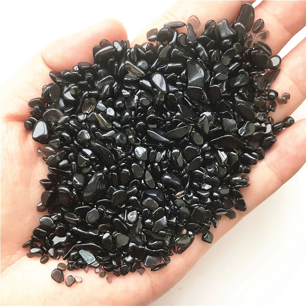 500g Black Obsidian Crystal Chips BULK 100g-1kg A Grade Natural Gemstone Mini Crystal