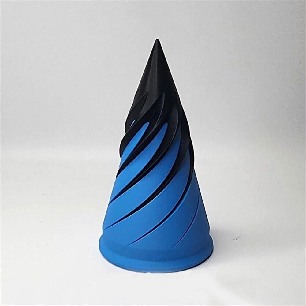 Impossible Pyramid Passthrough Sculpture Helix Screw Fidget Toy Spiral Cone Toy