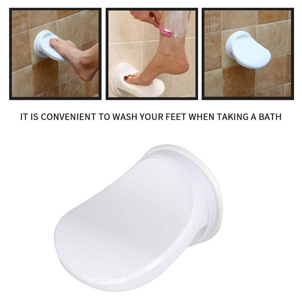 Shower Foot Rest Stand for Shaving Legs Suction Cup Bathroom Washing Feet Step