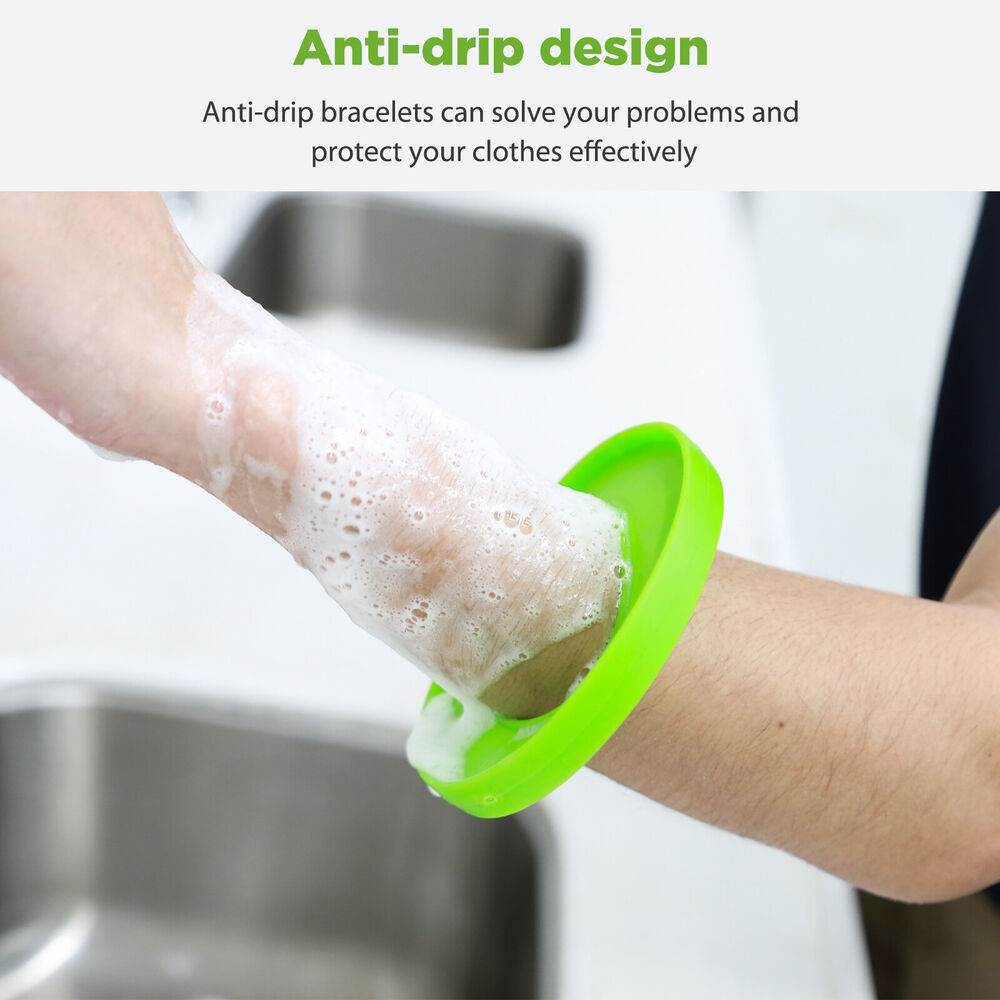 Silicone Dual-function Fixed Clothes Bracelet/Anti-drip Bracelet Gadget for K