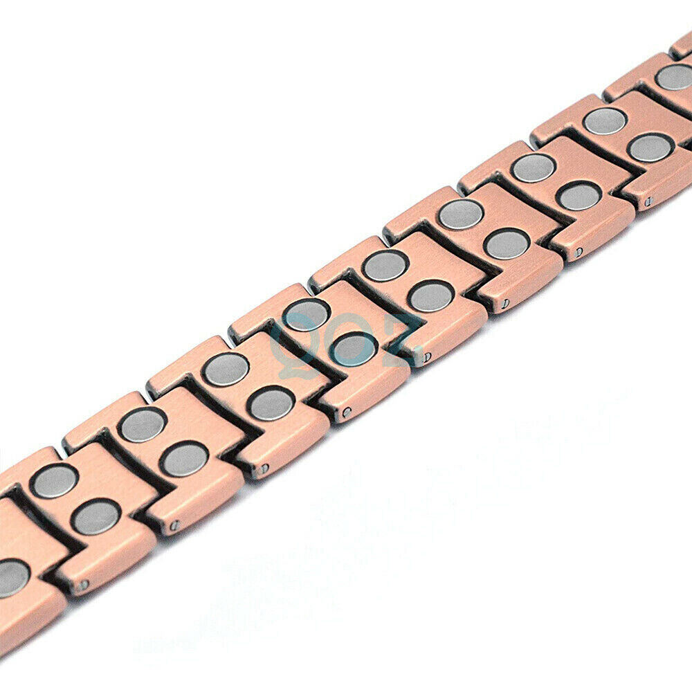 Men Antique copper Double Strong Magnetic Bracelet Elegant Gift Birthday Xmas