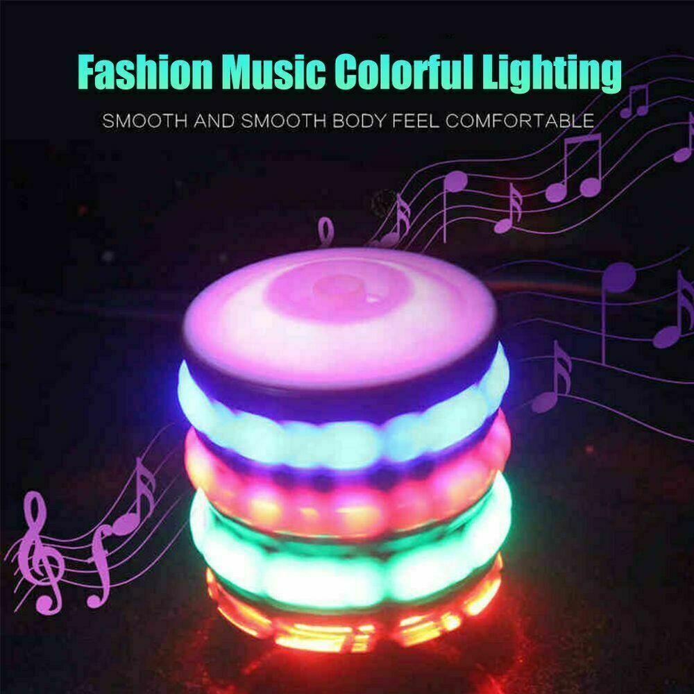 LED Music Spinning Top Gyro Spinner Flash Light Kids Toy Classic Xmas brith Gift