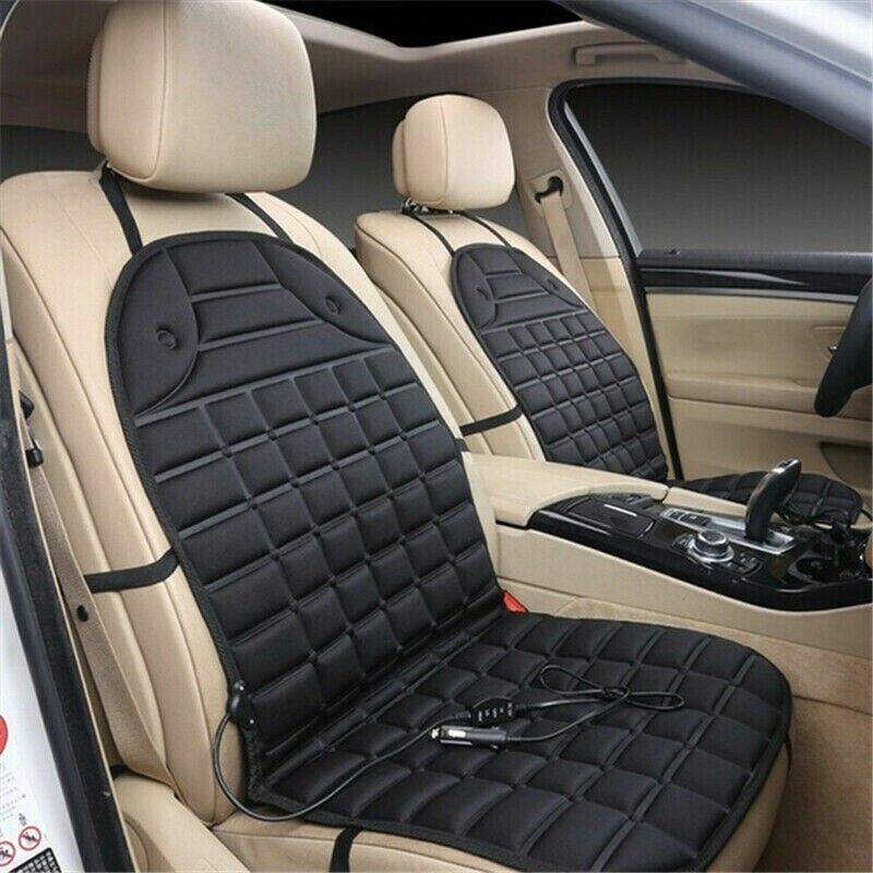 Heated Car Seat Cover Auto Warmer Cushion 12V Universal Winter Heated Seat Pad