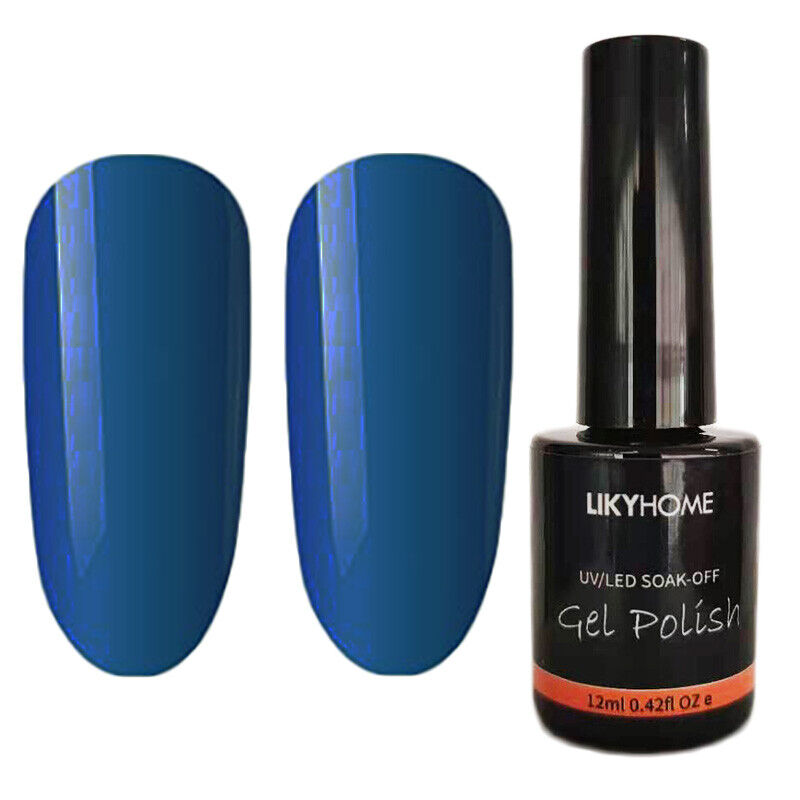 UV LED Gel Nail Polish 12ml Soak Off Colour Base Top Coat Varnish Manicure DIY