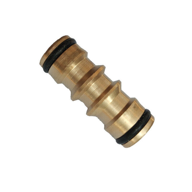 Garden Hose Connector Brass Copper Adapter Joiner 2 Way Fitting Male 45x15.7mm