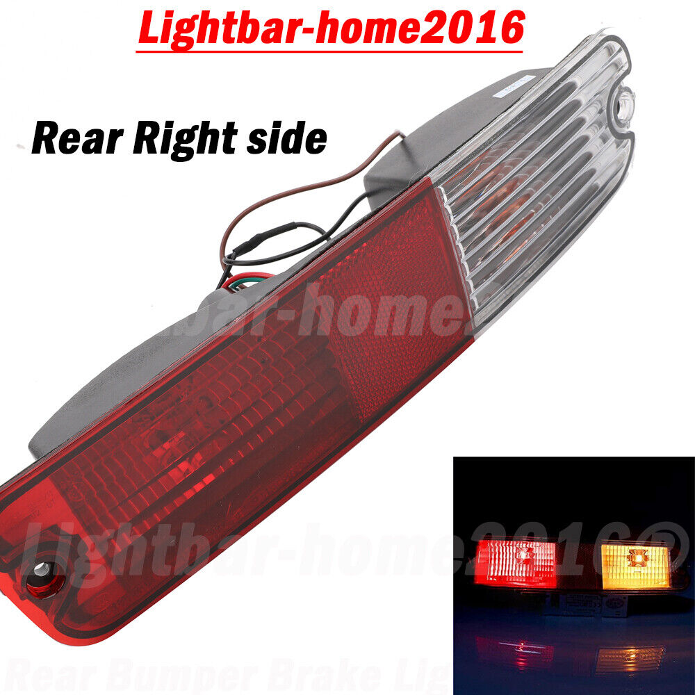 Rear Brake Bumper Reflector Brake Light For Mitsubishi Pajero NP 2002-2006