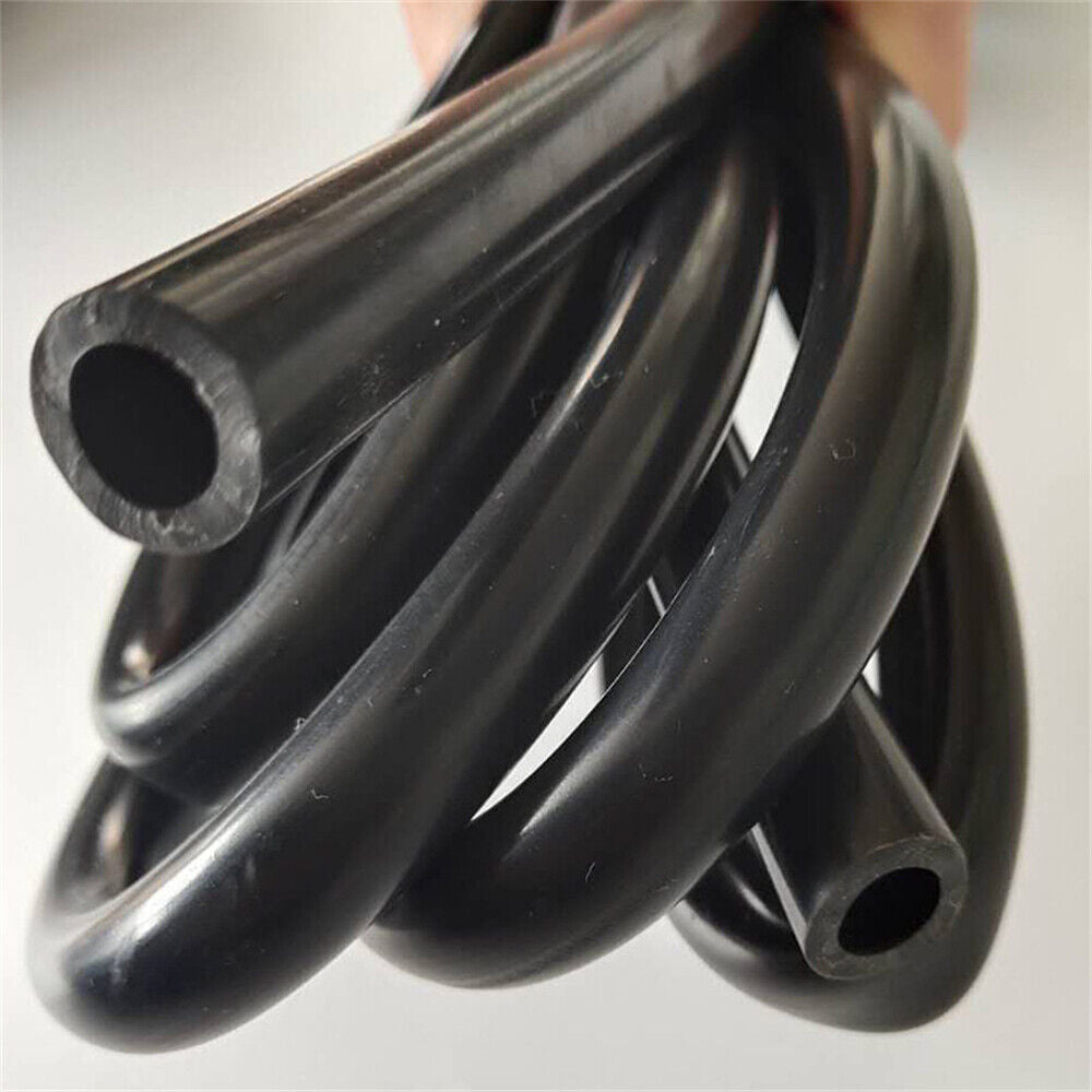 5 Meters 4mm ID Full Silicone Fuel Air Vacuum Hose Line Pipe Tube Black