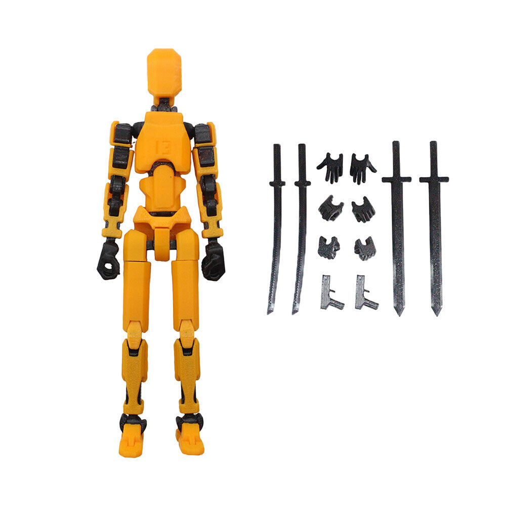 T13 Action Figure, Titan 13 Action Figure, 3D Printed Robot Action Figure New #T