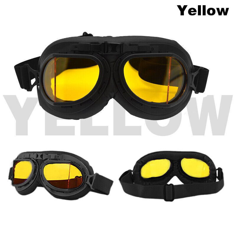 Retro Vintage Motorcycle Racing Goggles Motocross ATV Dirt Bike Off-road Eyewear