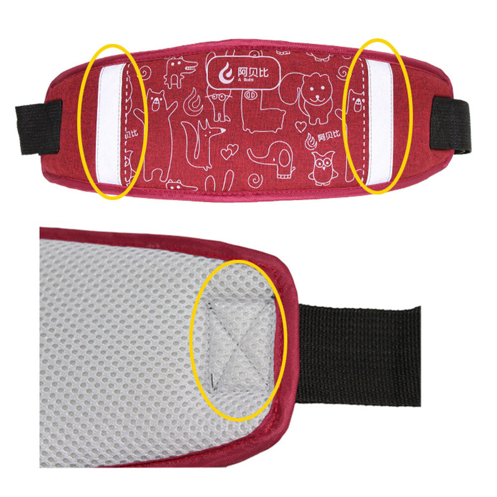 Motorcycle Child Kid Safety Seat Strap Baby Harness Belt Reflective sign