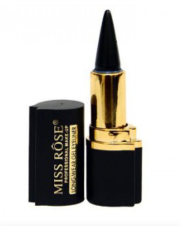 MISS ROSE Long-Lasting Waterproof Black Eyeliner Kajal Eye Liner