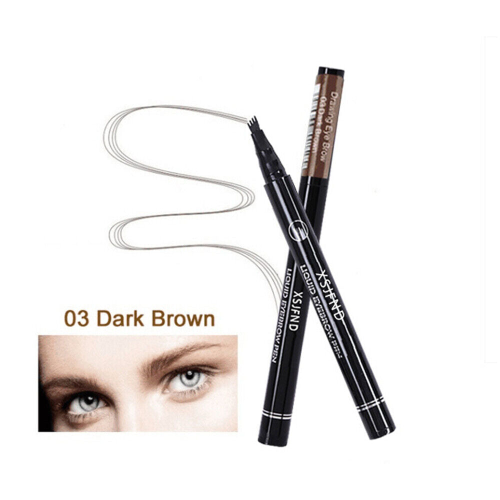 Microblading Tattoo Eyebrow Ink Pen Eye Brow Pencil Brow Enhancer Stencil NEW