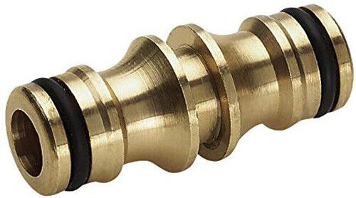 Garden Hose Connector Brass Copper Adapter Joiner 2 Way Fitting Male 48x15x9mm