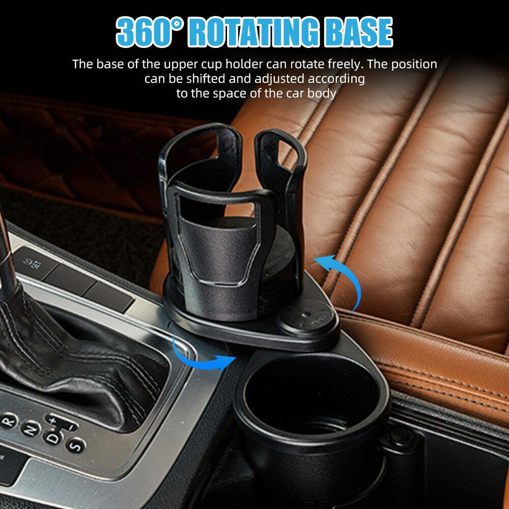 Multifunction Adjustable SUV Car Seat Cup Holder Drink Water Bottles Rack Storag