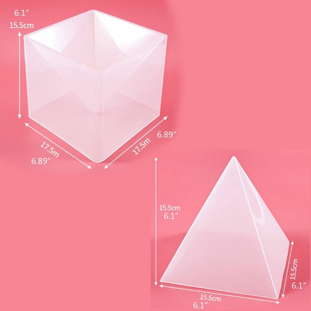 Pyramid Resin Mold Set Large Silicone Pyramid Molds Jewelry Making Craft Mould