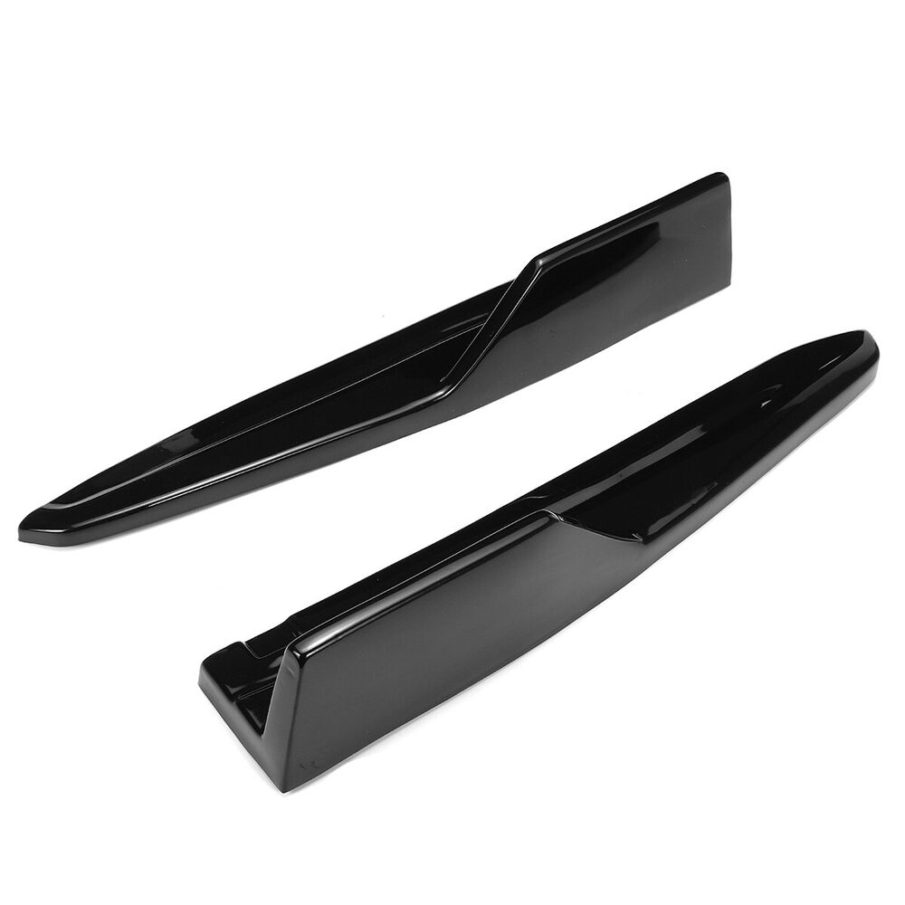 For Camry SE XSE 2018-2022 Style Rear Side Skirt Splitter Lip Gloss Black