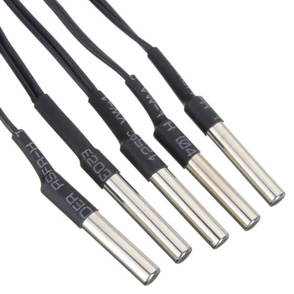 10pcs NTC Thermistor Temperature Sensor Accuracy 10K 1% 3950 Waterproof Probe