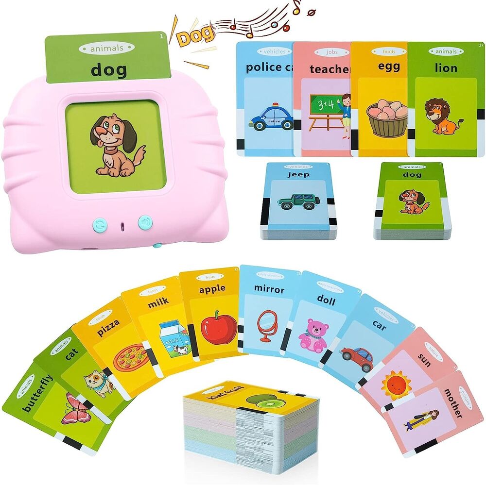 Talking Flash Cards For Toddlers Preschool Words Learning Cards Toy For Kids