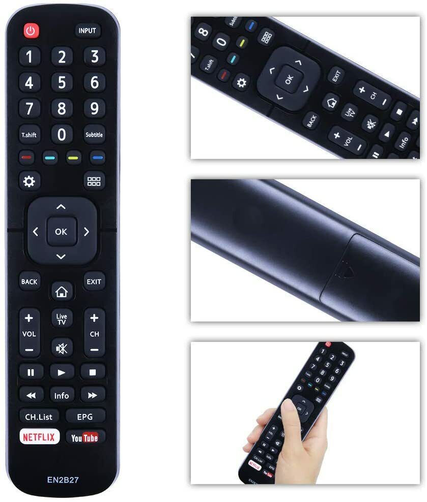 For HISENSE TV Remote EN2B27 ORIGINAL OEM Control EN-2B27 RC3394402/01 3139 238