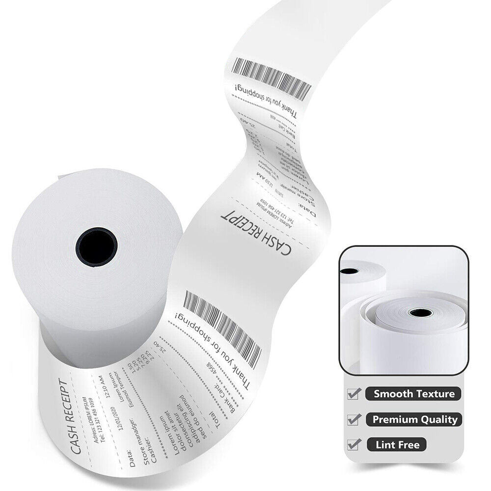 300 Rolls 57x38mm Thermal Paper For EFTPOS Cash Register Receipt Paper Rolls Kit