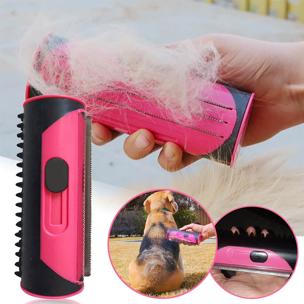 3 in 1 Deshedding Tool Large Dog Cat Horse Pet Grooming Brush Comb Hair Removal