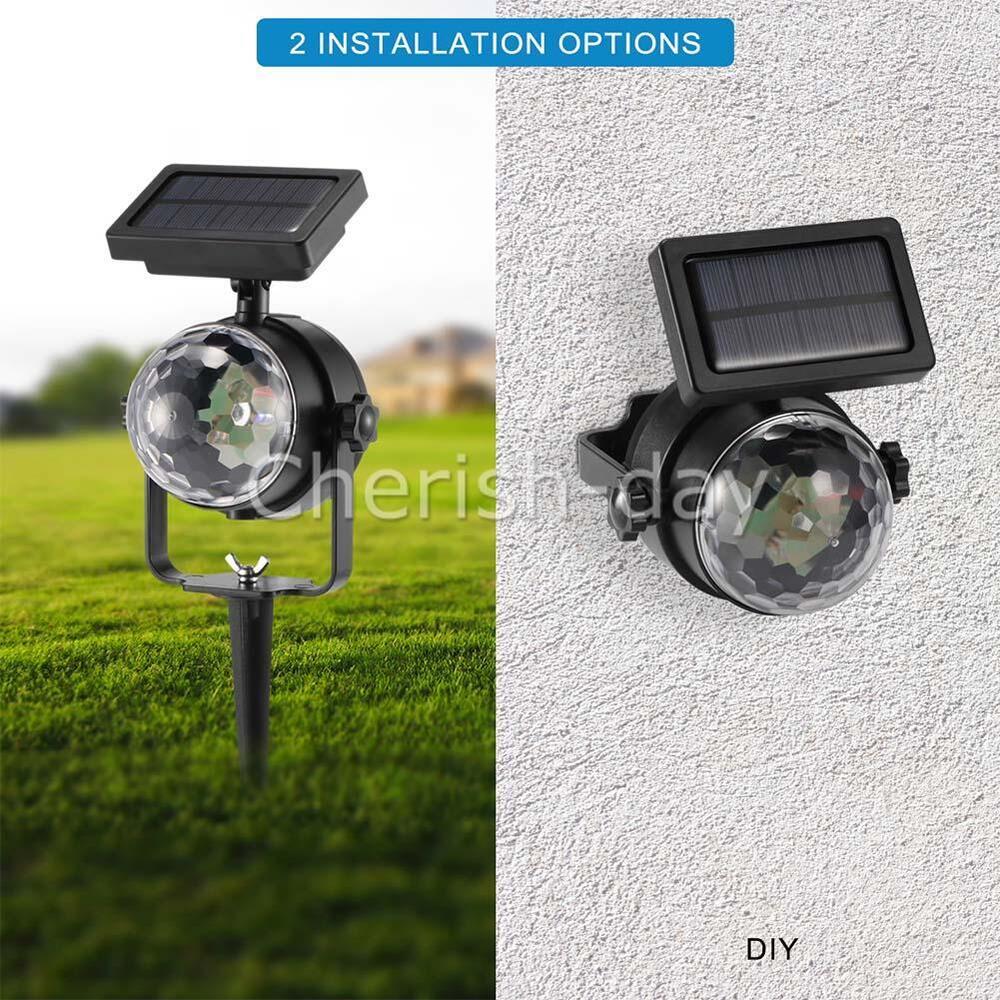 Solar Projection LED Christmas Lamp Outdoor Landscape Waterproof Helloween Lamp