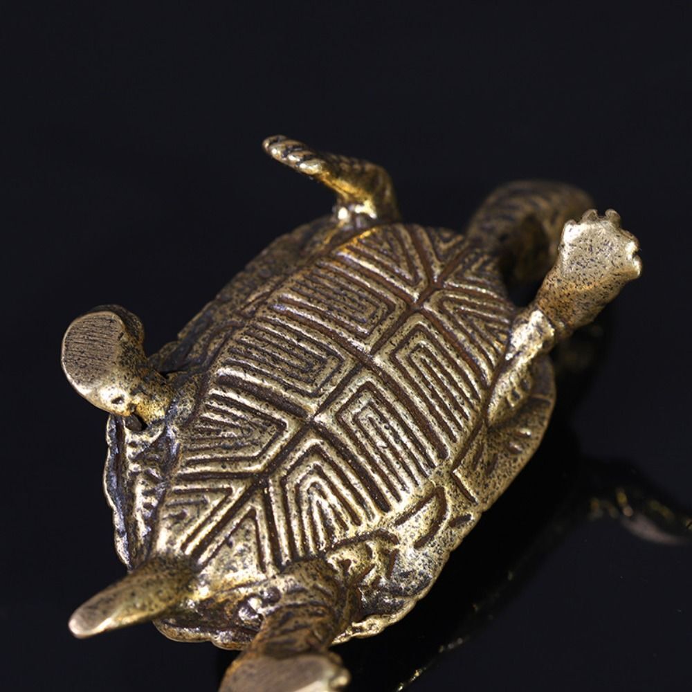 Turtle Tortoise Statue Turtle Figurines Brass Tortoise Desktop Ornaments