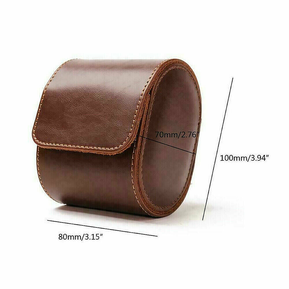 Leather Watch Roll Travel Case Storage Protective Cover Organizer Waterproof Box