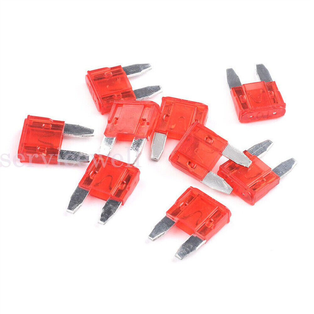 30pcs Mini Blade Fuses Set 5A 10A 15A 20A 25A 30A Fuse Assortment Kit For Car