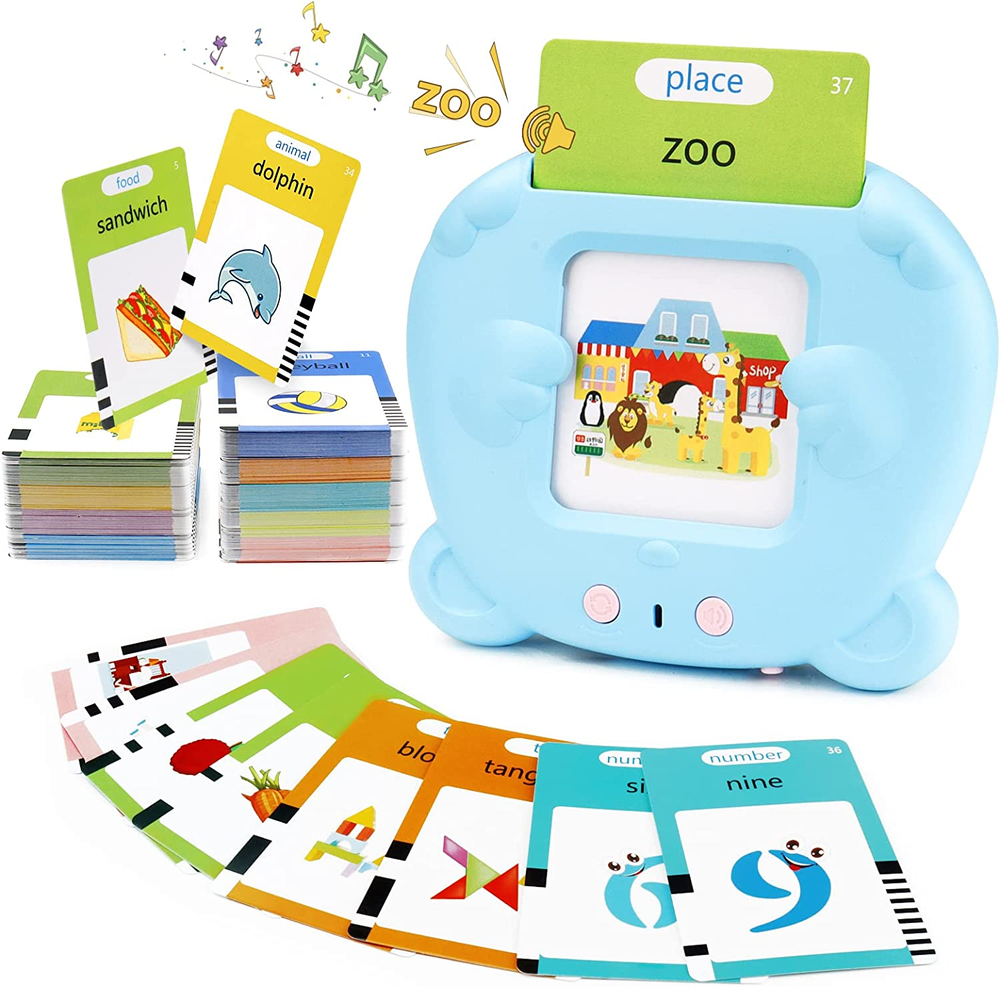 Talking Flash Cards For Toddlers Preschool Words Learning Cards Toy For Kids