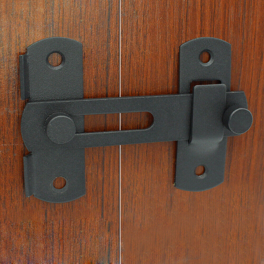 Matte Black Stainless Steel/Gate Latches/Flip Latch Safety Door Bolt Latch Lock.