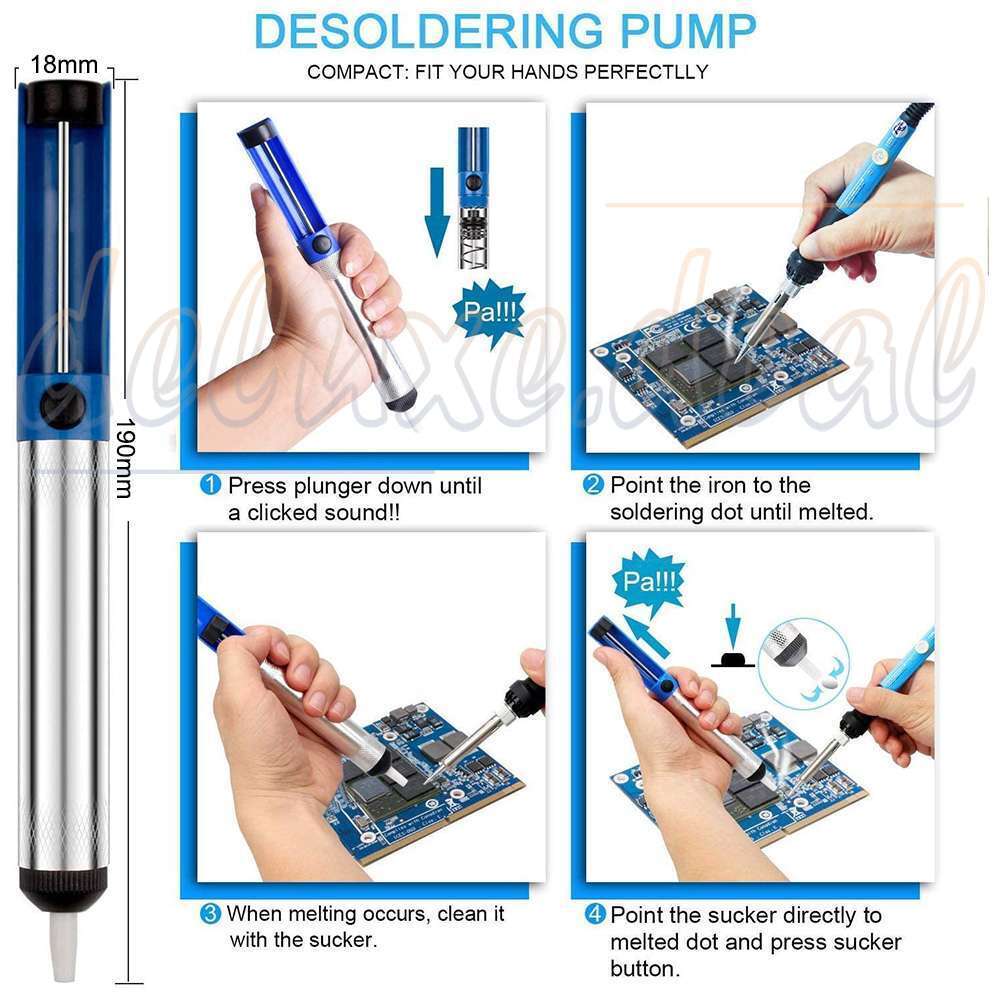 60W 15 IN 1 Soldering Iron Kit 60W Electric Welding Tool Adjustable Temperature