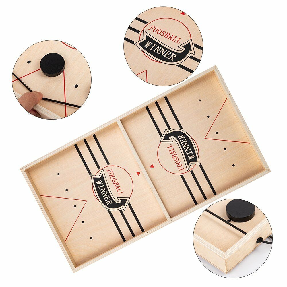 Large Kids Board Games Sling Puck Paced SlingPuck Winner Family Game Toys Hockey